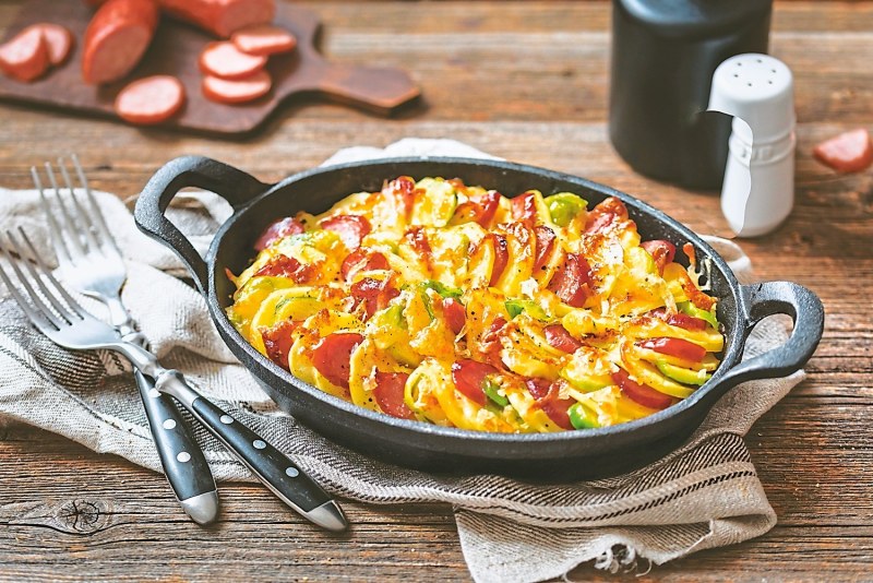 Запеканка мясная сытная