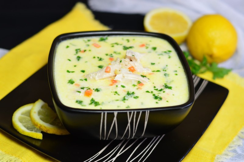 Сливочный куриный суп