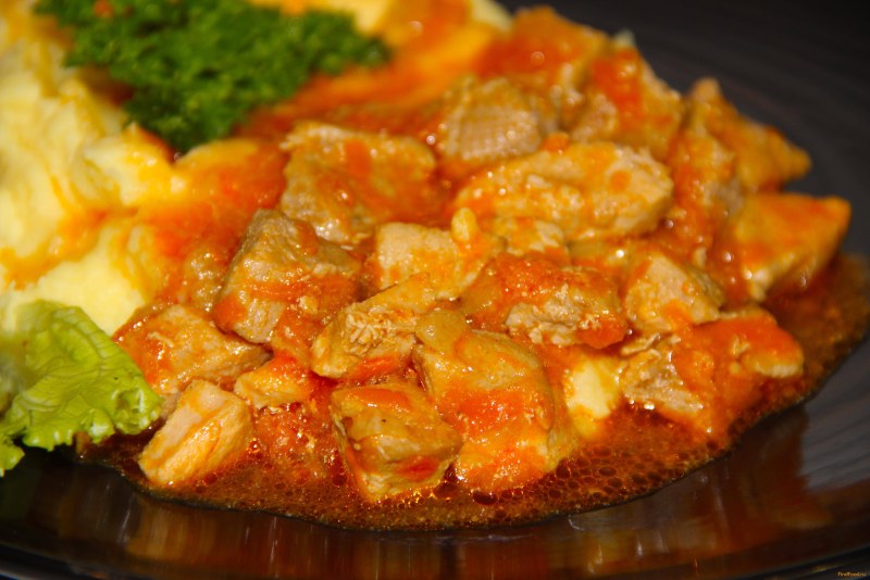 Подлива из свинины