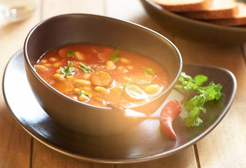 Домашний вкусный суп в казане домашнее фото