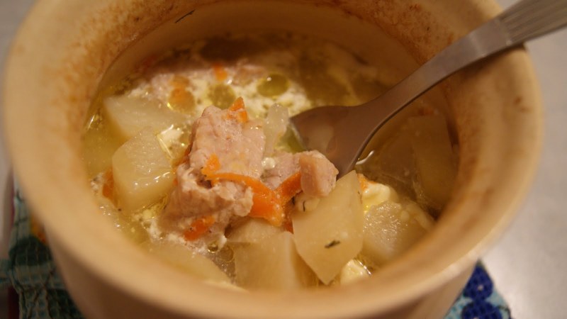 Жаркое по венгерски с паприкой и грибами