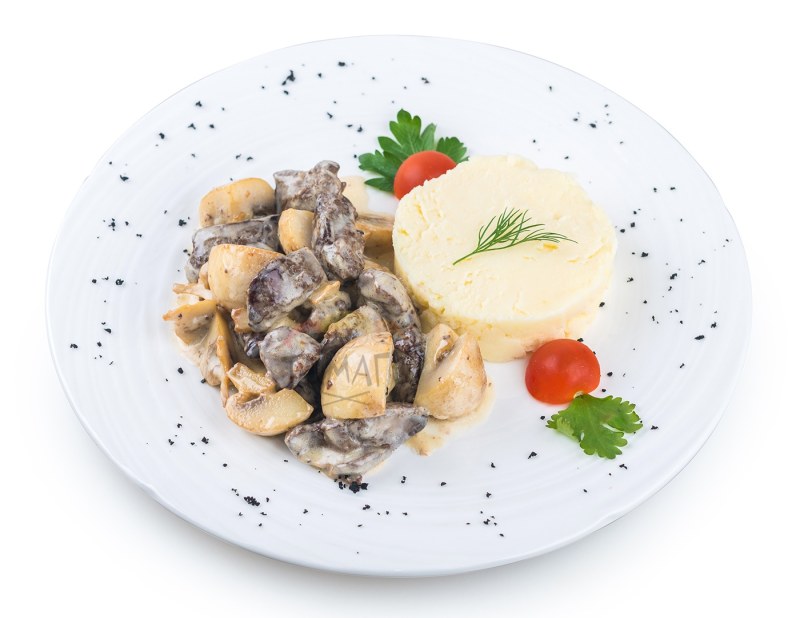 Картофельные гнёзда с фаршем