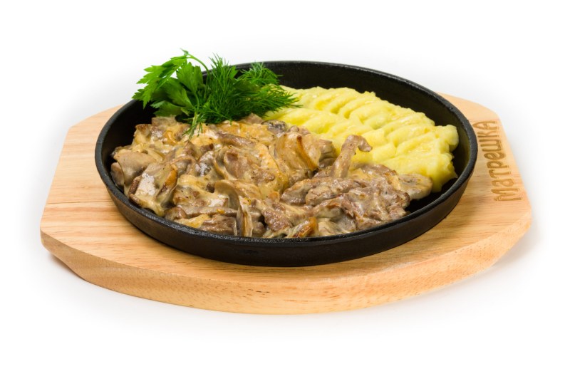 Картофельное пюре с грибами