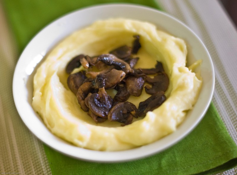 Картошка пюре с грибами