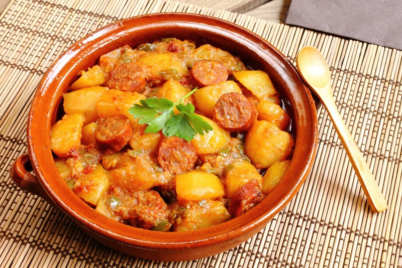 Баранина с овощами и картошкой