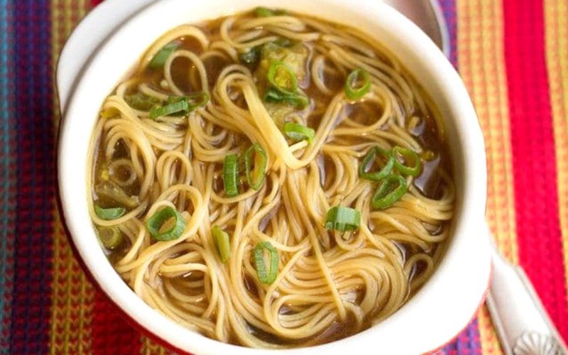 Лапша с овощами