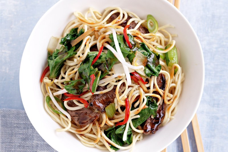 Beef Rice Noodle with Oyster Sauce