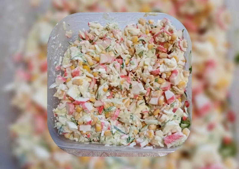 Салат крабовый