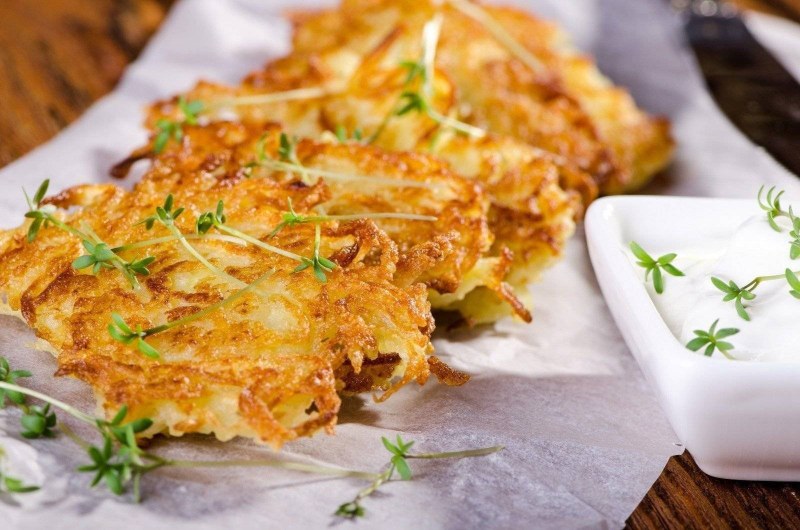 Драники-латкес из картофеля