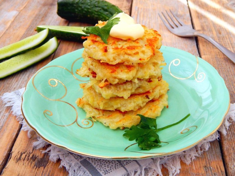 Картофельные оладьи