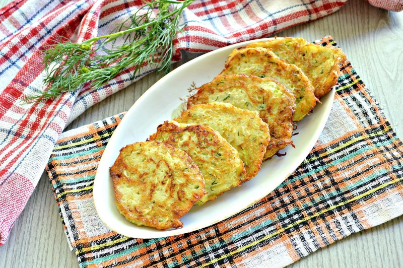 Картофельно-кабачковые драники