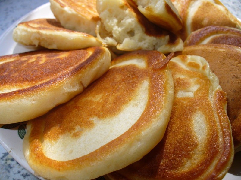 Вкусные пышные оладьи