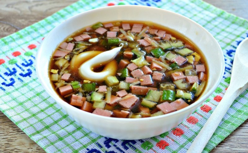 Рисование блюда русской кухни