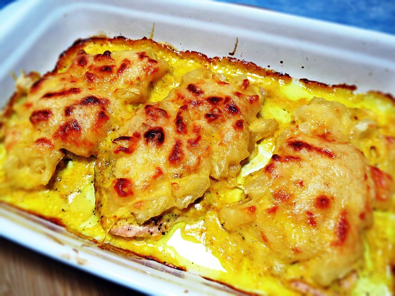 Куриная грудка с ананасами