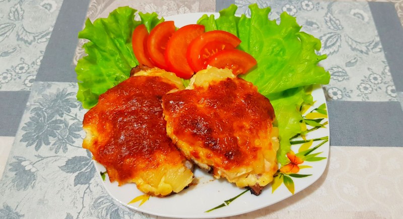 Отбивная по гавайски