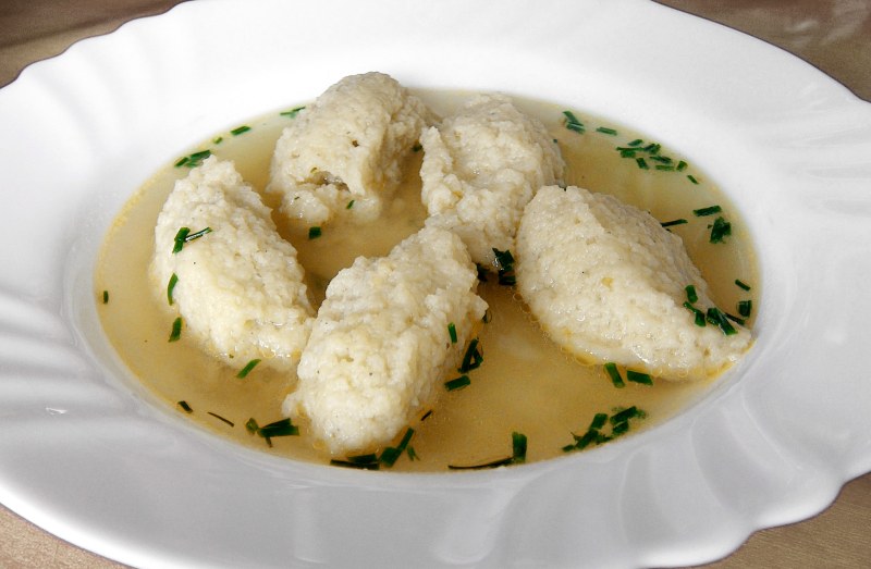 Клецки манные