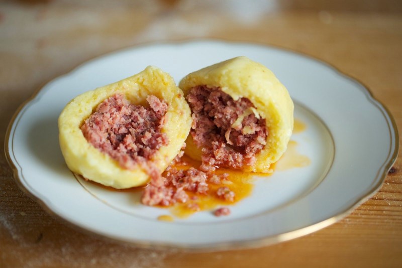 Клецки с мясом
