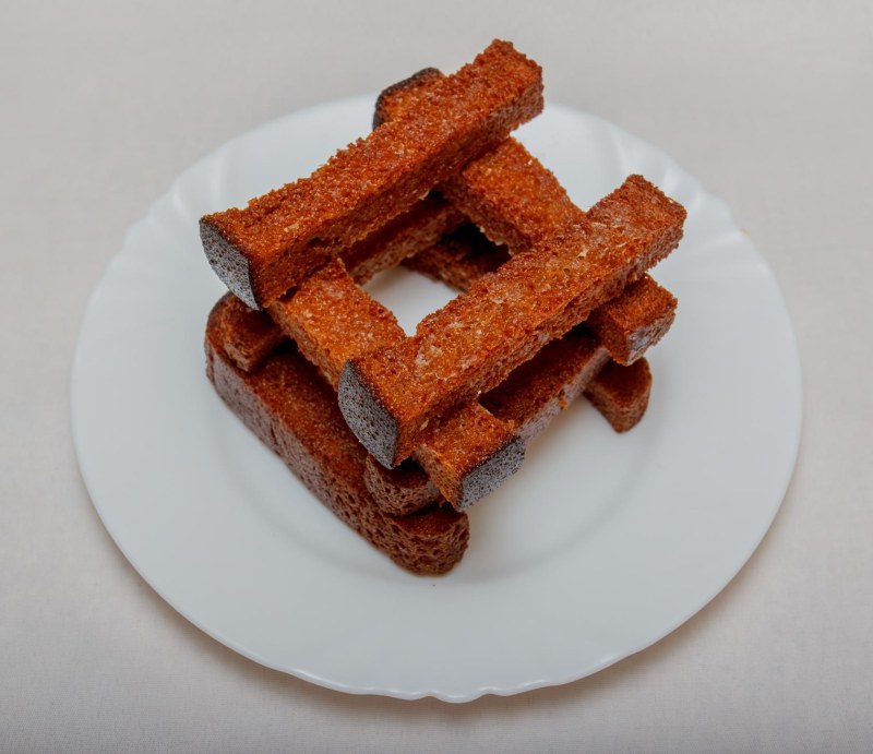 Гренки к борщу
