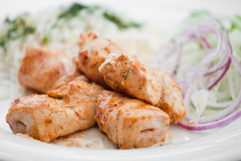Шашлык из куриного филе