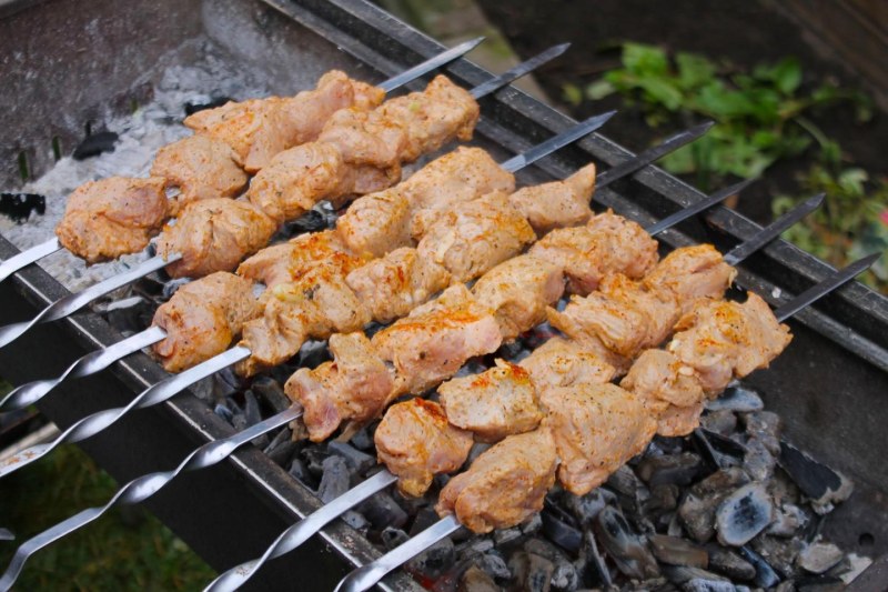 Шашлык из куриного филе