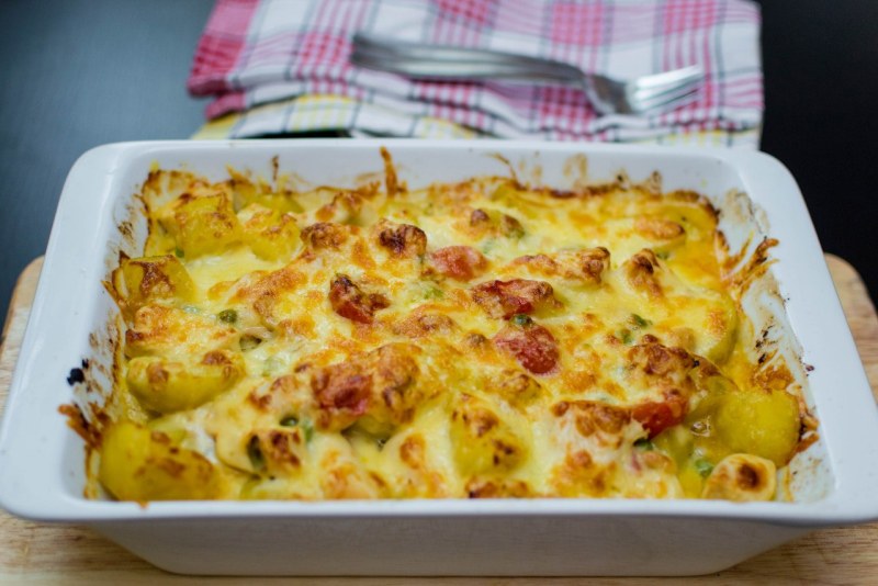 Куриная запеканка с сыром