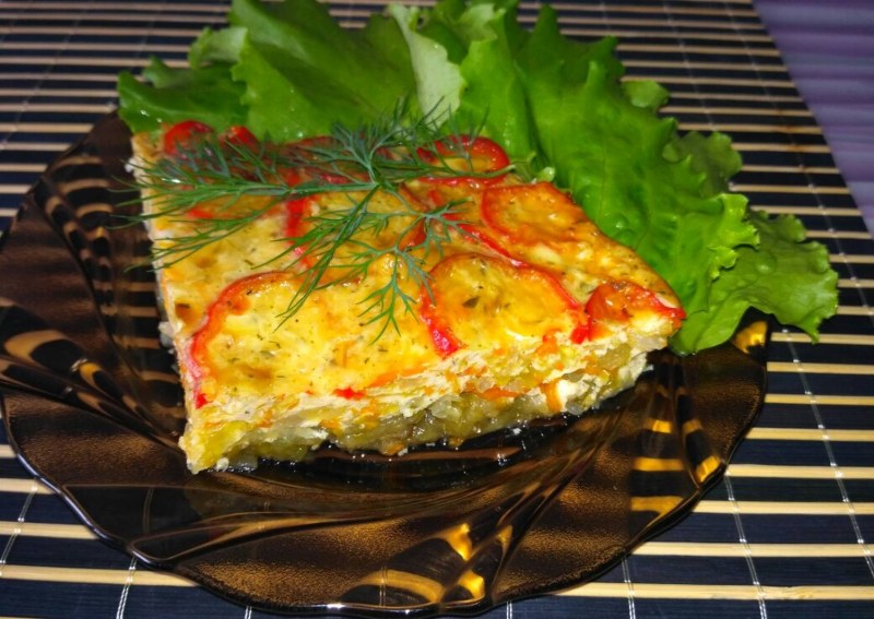 Запеканка с курицей и картошкой