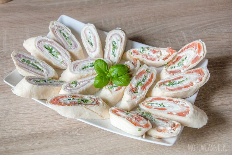 Рулетики с лепешкой Тортилья