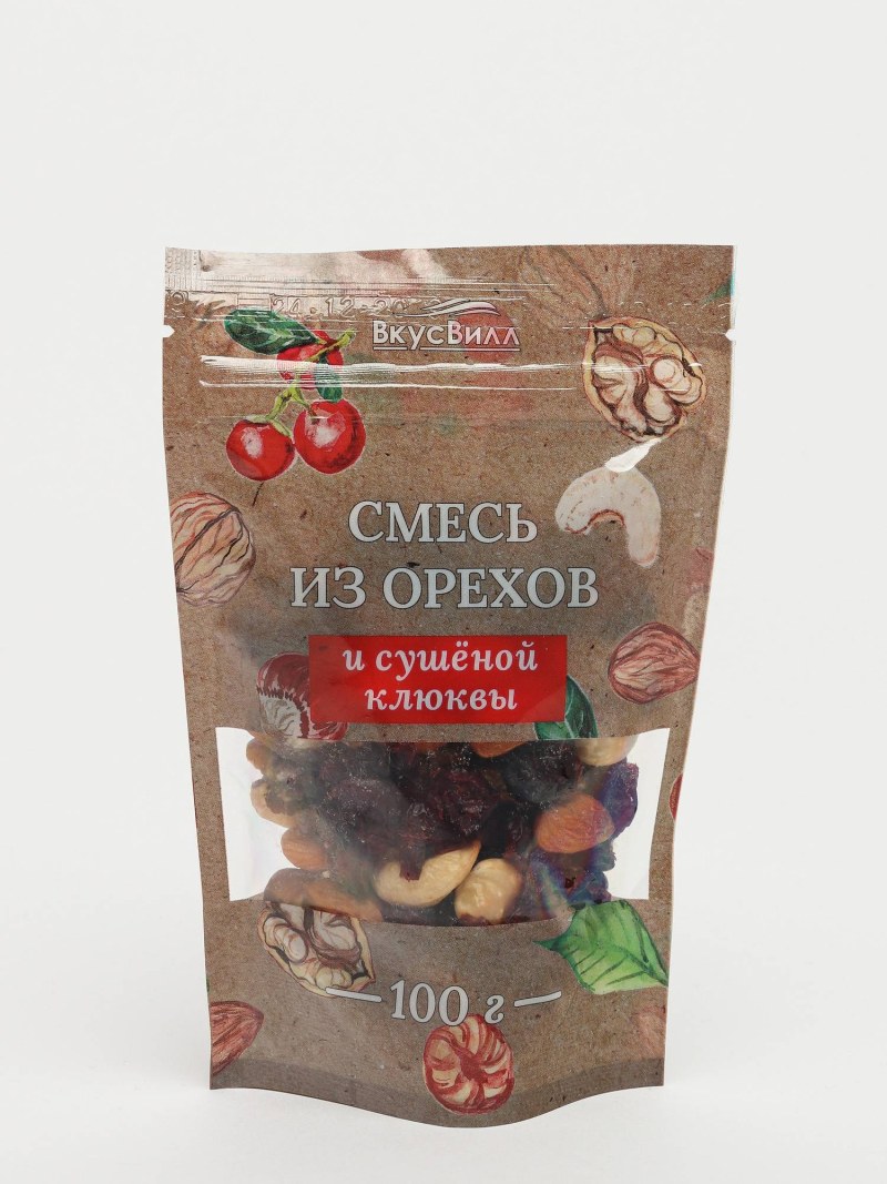 Смесь Ореховая Фруктовая энергия миндаль кешью фундук трио 35г
