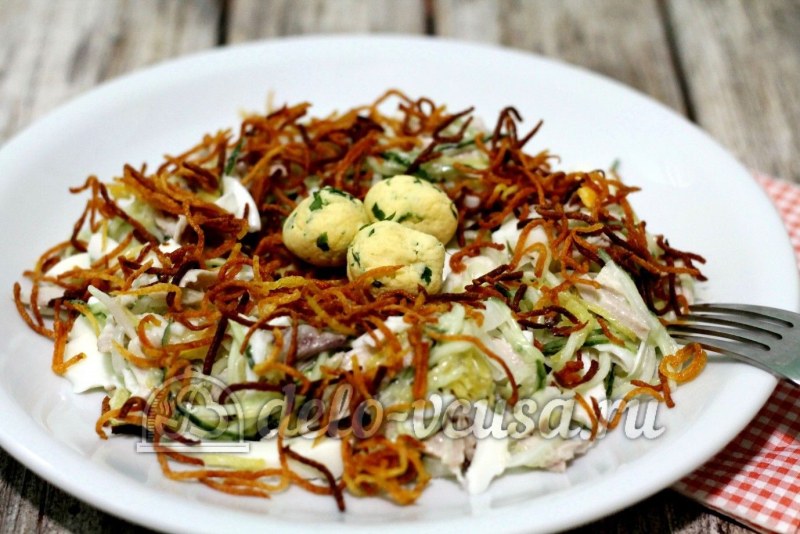 Куш уяси салат