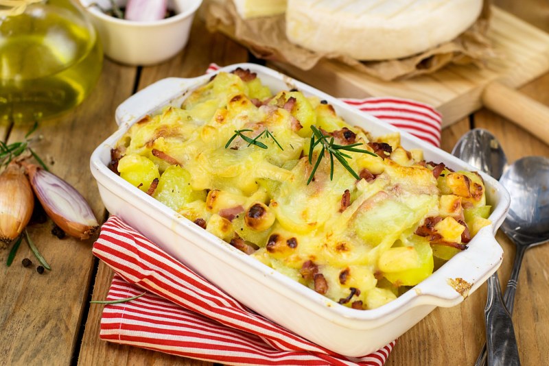 Куриная запеканка с сыром