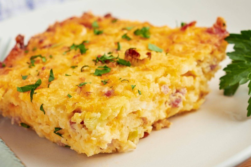 Картофельный гратен с грибами