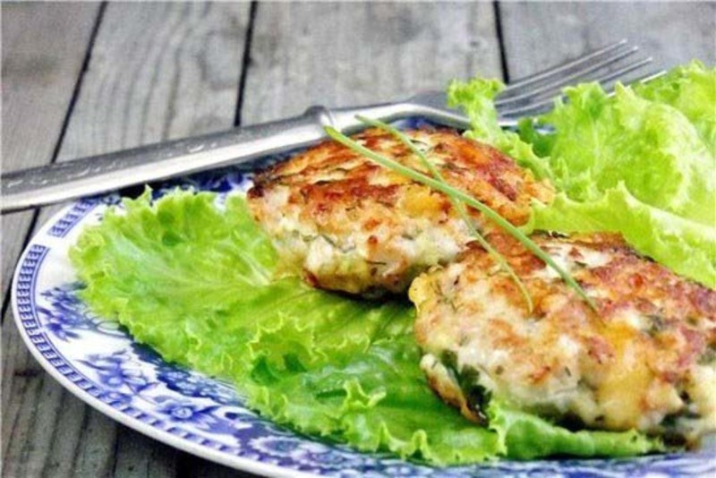 Котлета куриная с карри