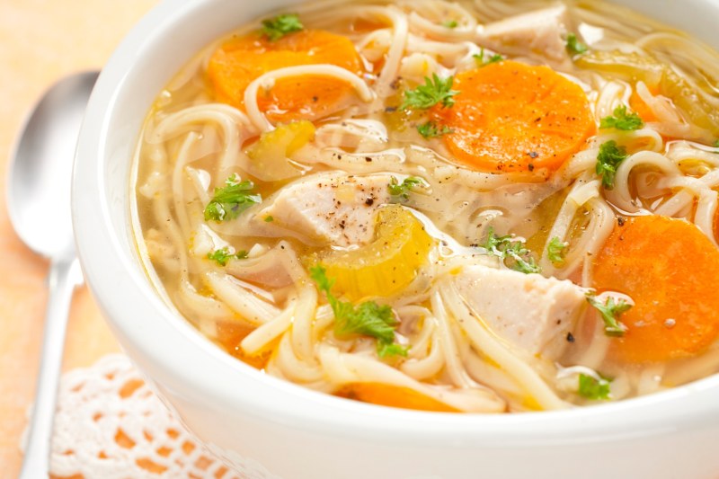 Куриный суп с лапшой