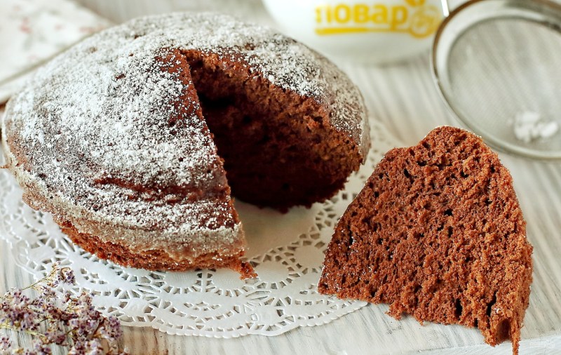 Шоколадный кекс в кружке