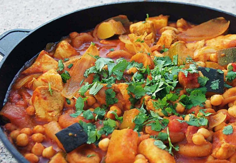 Блюдо из гороха и мясо