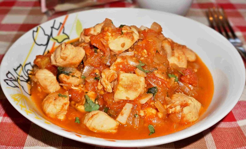 Булгур со стручковой фасолью