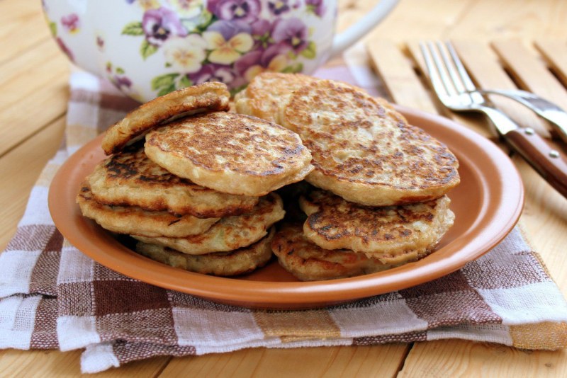 Оладьи с амарантовой мукой
