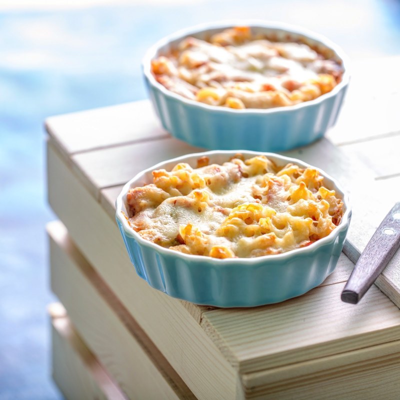 Запеканка с макаронами и овощами