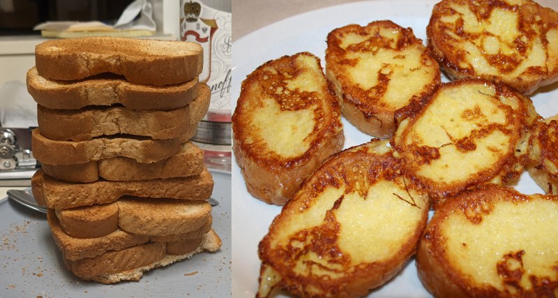 Гренки к чаю сладкие