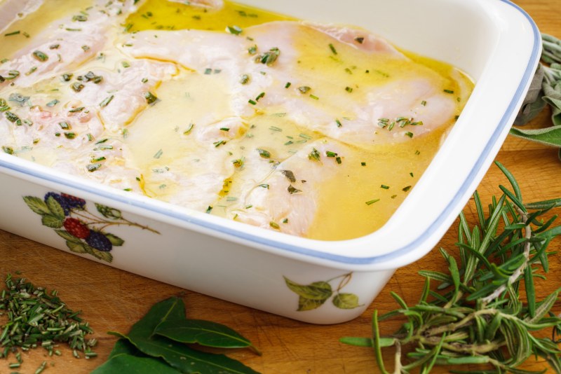 Шашлык из куриного филе