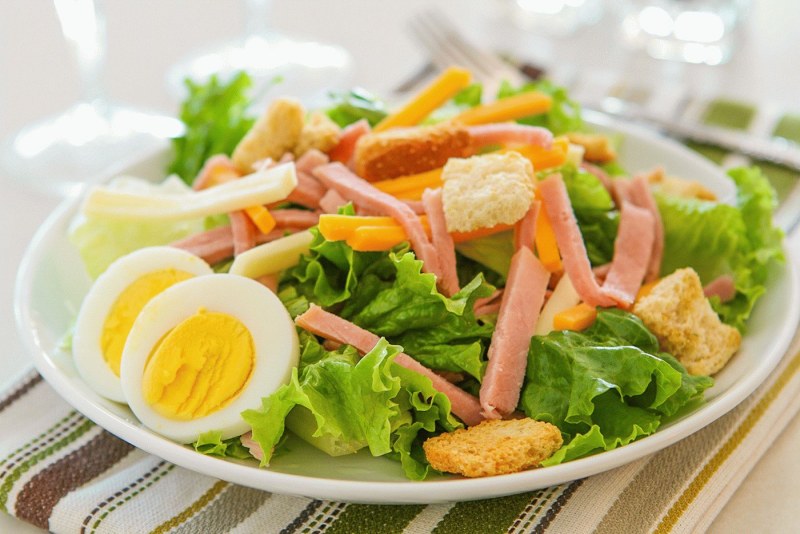 Салат огурец яйцо мясо сыр