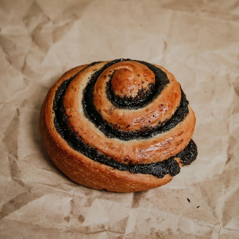Булочки Бриошь с маком