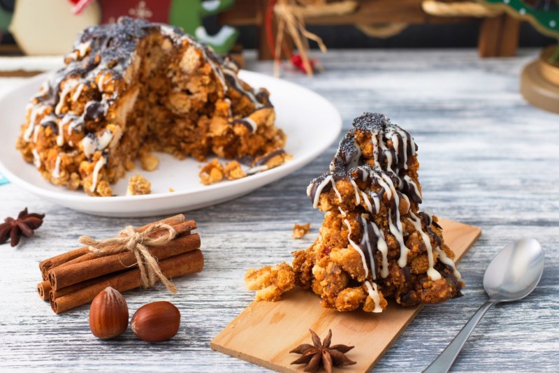 Ореховый торт с грецкими орехами