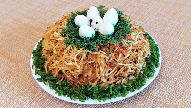 Салат гнездо аиста Мария ра