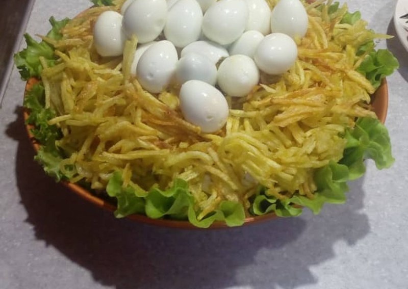 Салат гнездо аиста Мария ра