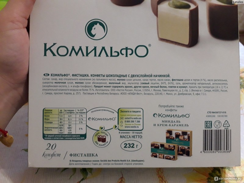 Конфеты Вдохновение Mini Cupcakes