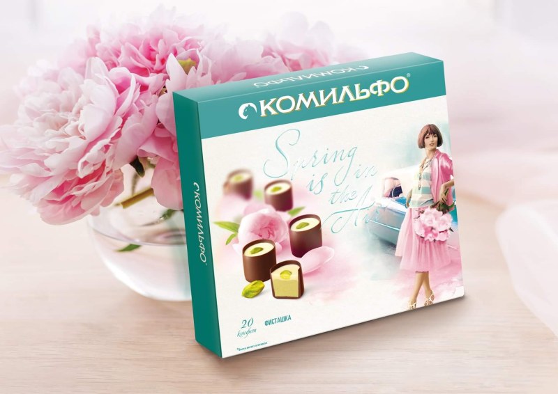 Шоколадные конфеты с фисташкой