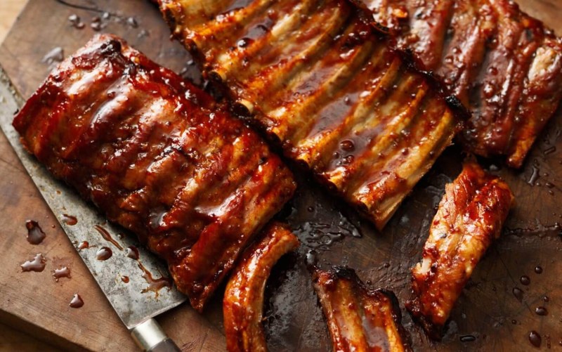 Куриный шашлык в апельсиновом маринаде
