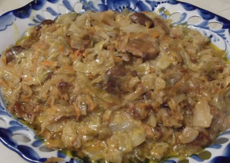 Солянка с грибами