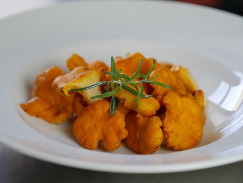 Салат Лисичка с корейской морковкой и курицей